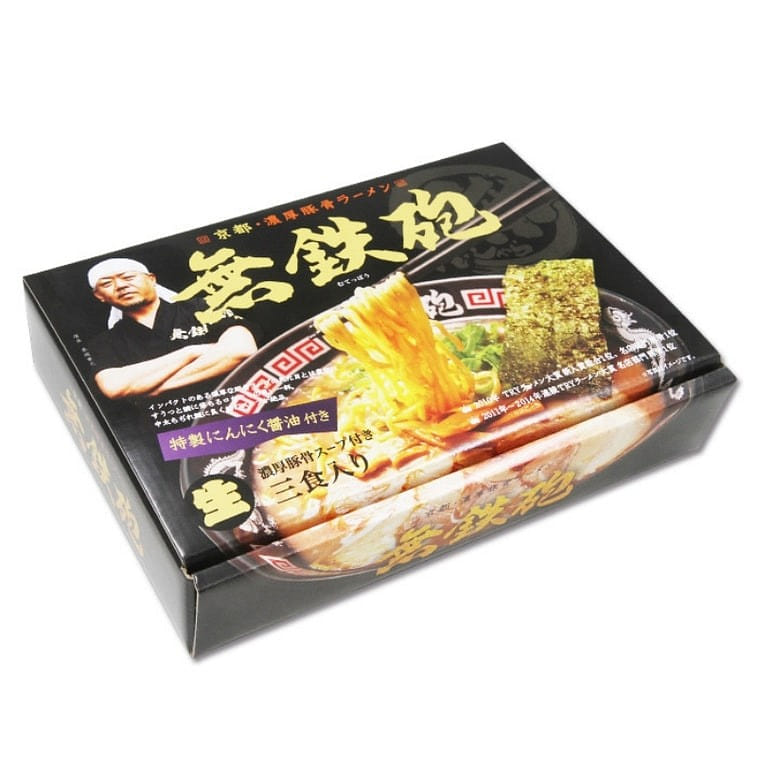 Kyoto Ramen Muteppou Rich Pork Bone Ramen Tonkotsu 3bags 3 each