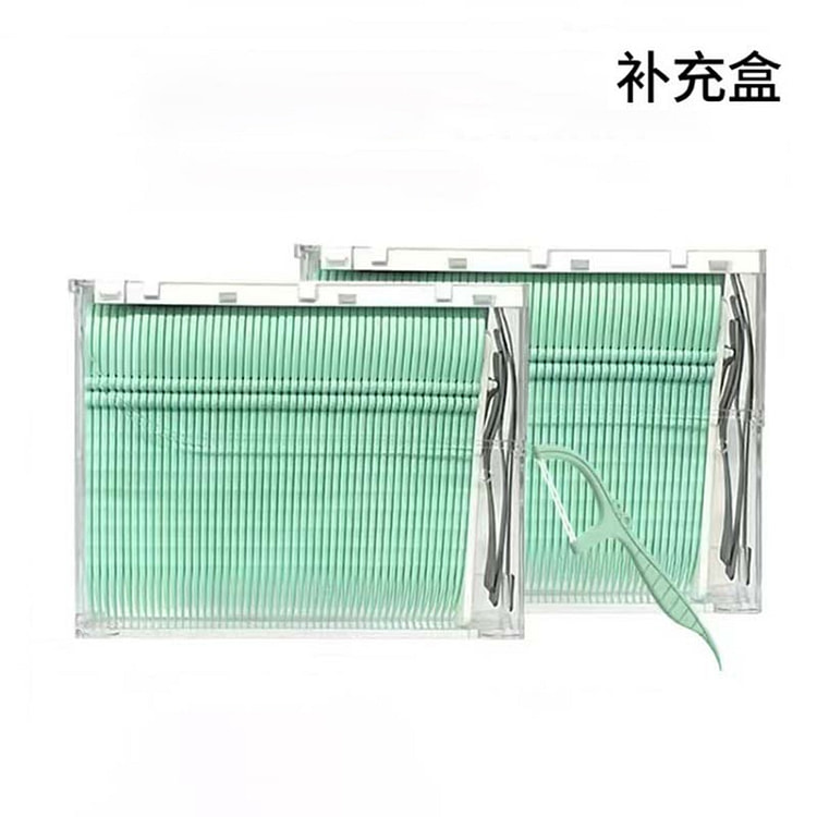 吧唧吧唧 牙线棒替换装 100支 1 包