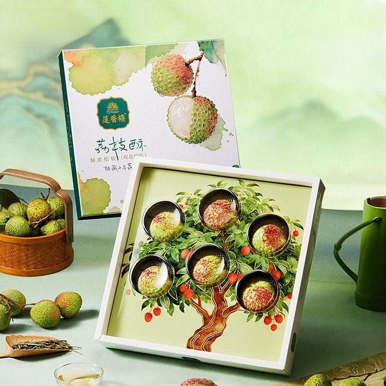 Lotus Leaf Restaurant Lychee Pastry 180g 180 g