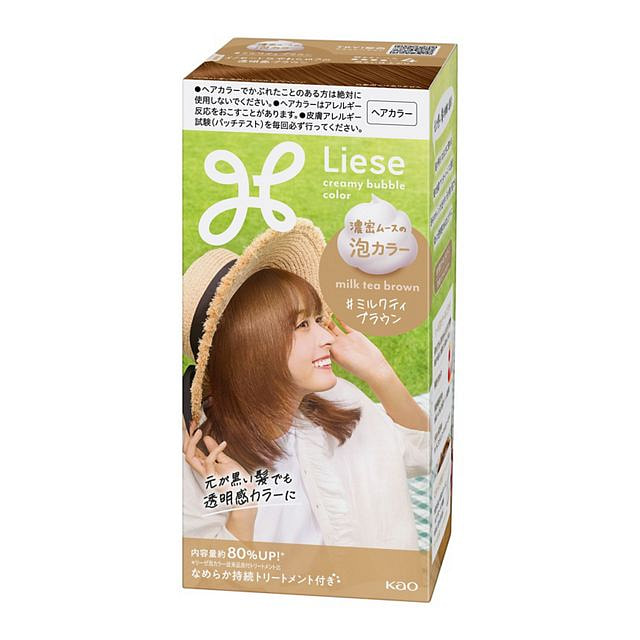 Kao リーゼ　泡カラー　ミルクティブラウン