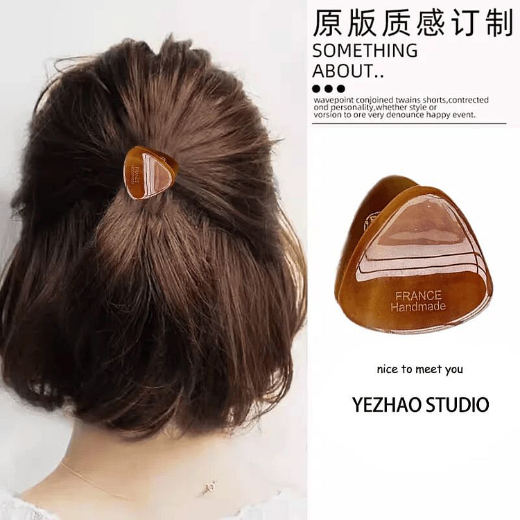 醋酸三角形顶夹琥珀色 2.5cm*2个 2 份