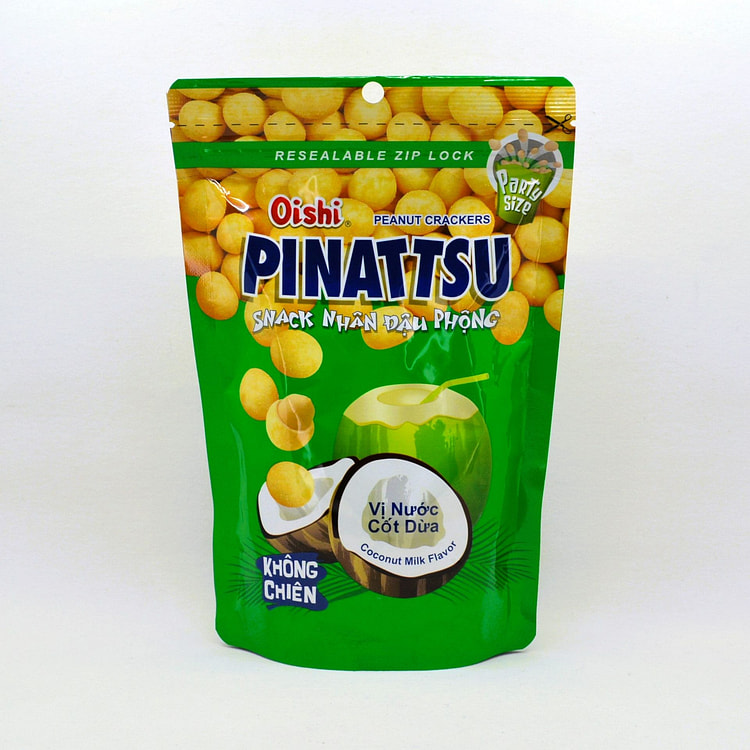 Oishi Pinattsu Coconut Peanut Crackers