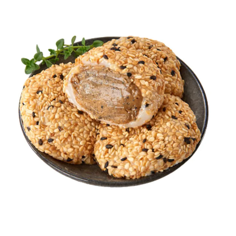 原住坂屋 芝麻小米麻糬全素 8粒