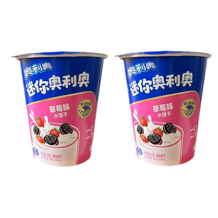 奥利奥草莓味mini小饼干55g*2桶
