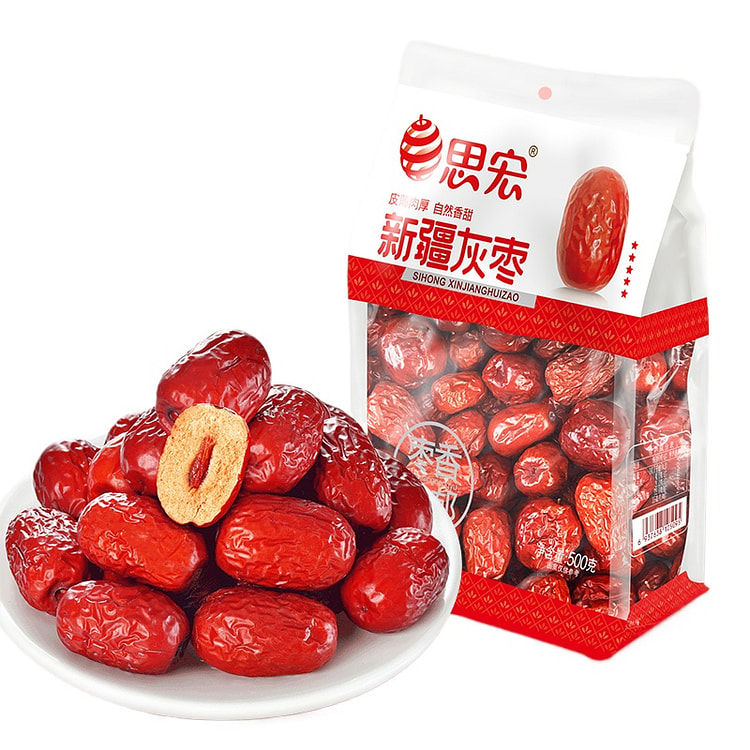 思宏 灰枣若羌新货大枣 500g*1袋装