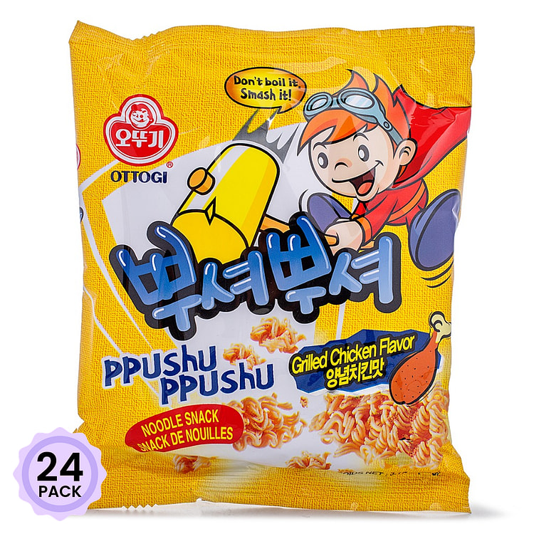 不倒翁 干脆面 烤鸡味 90 克*24 包