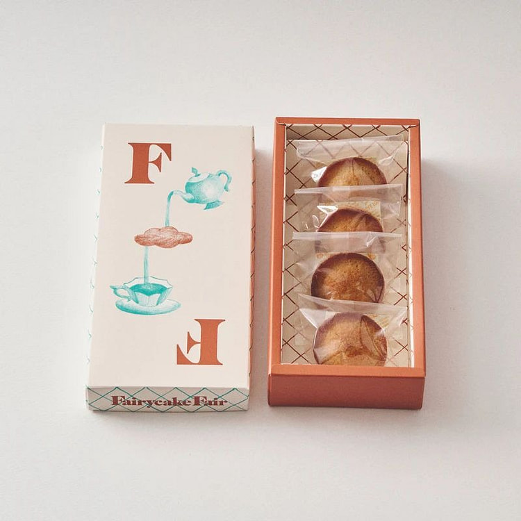 TOKYO fairycake fair 焦化黄油费南雪 杯子小蛋糕 4个装