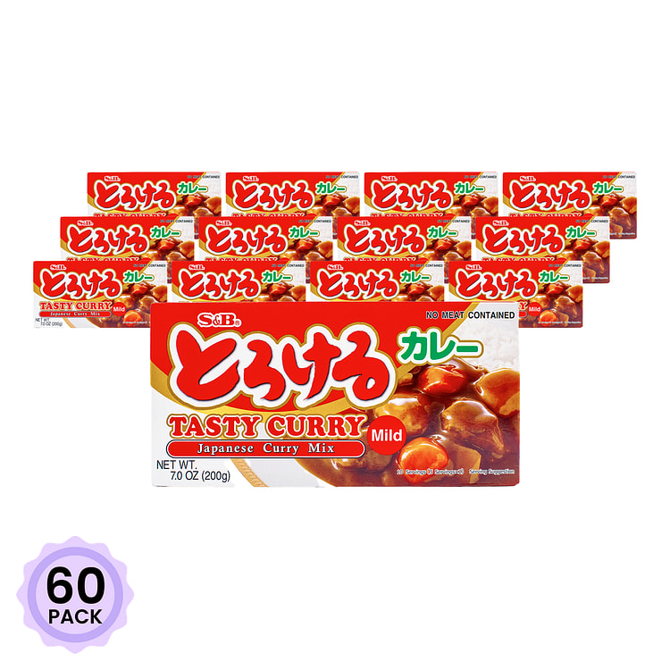 S&B 日式美味咖喱 7 盎司*60 包