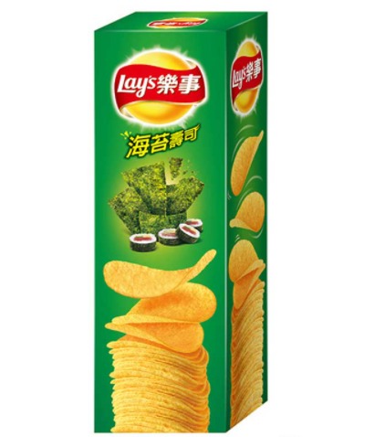 Lay's ポテトチップス 海苔寿司味 缶 - Weee!