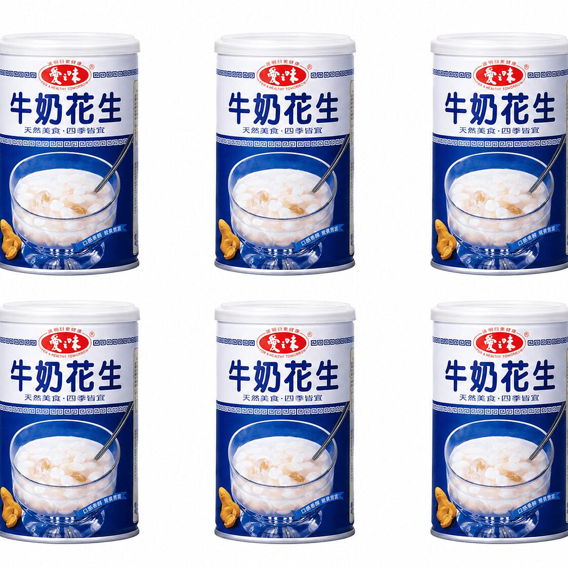 Taiwan Milk Peanut Soup Breakfast Drink 340g (Pack 2.3 bottle