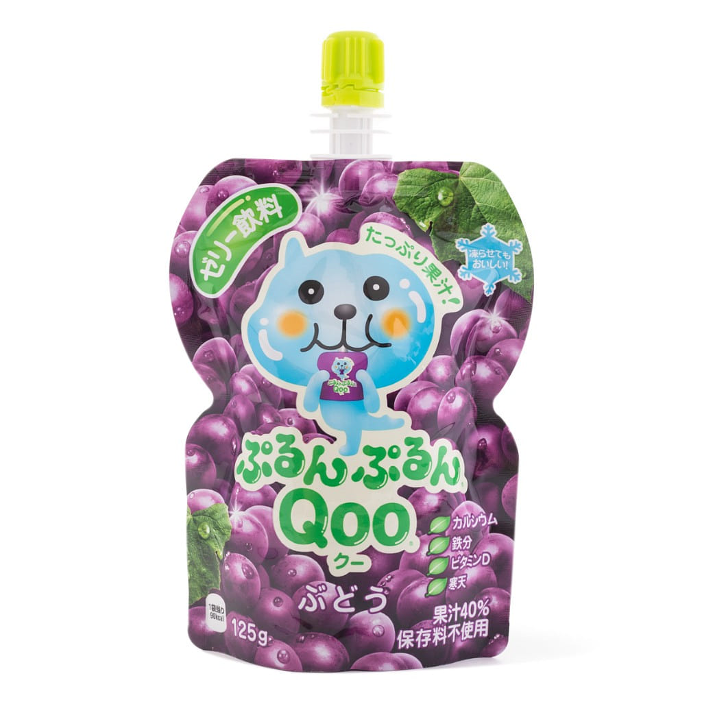 Minute Maid Qoo Jelly Drink, Grape Flavor 125 g