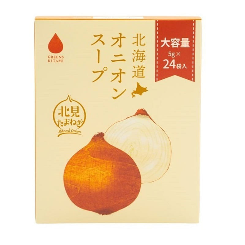 GREENS KITAMI Hokkaido Onion Soup 5g x 24 Bags 1 each