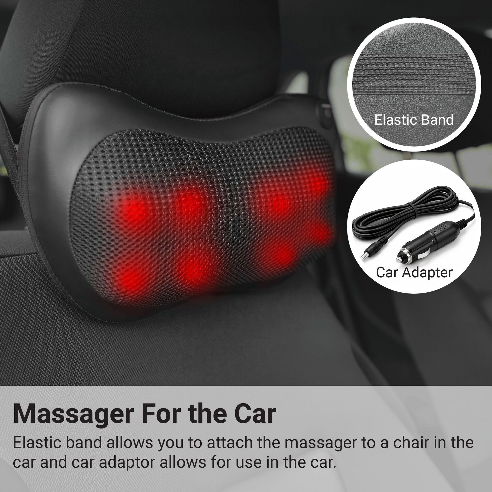 Get Daiwa Felicity Shiatsu Neck & Back Massager Pillow 1 each