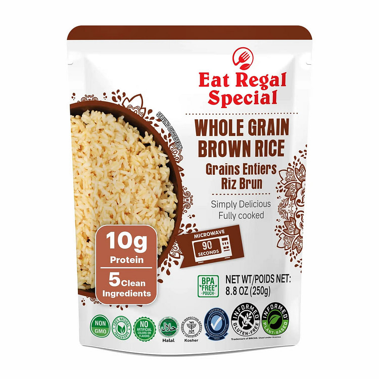 Eat Regal Ready to Eat Whole Grain Brown Rice 8.8 oz