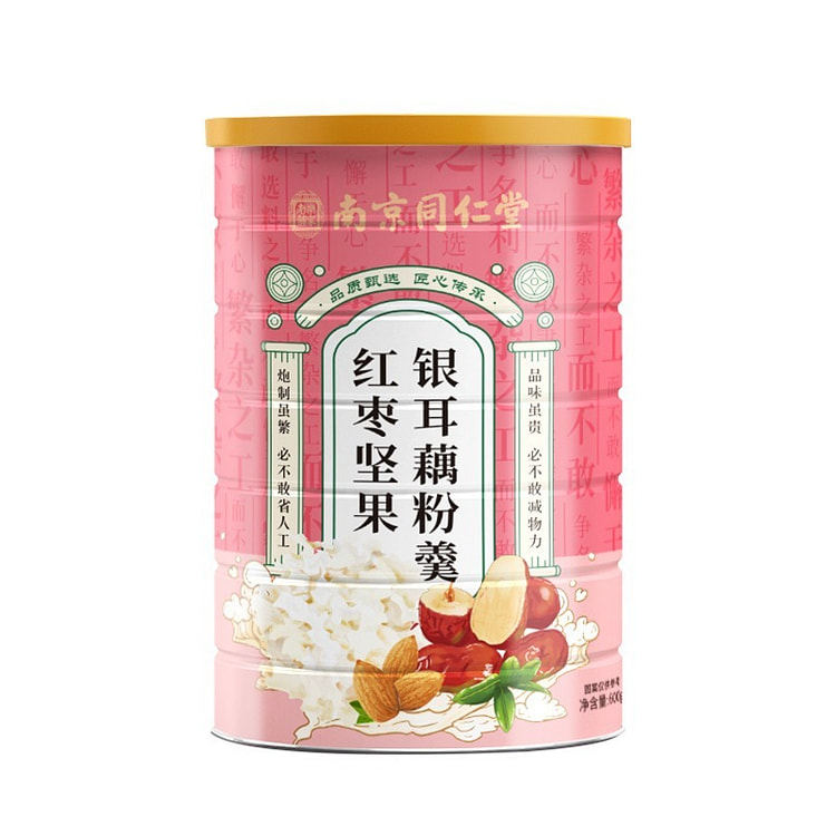 南京同仁堂红枣坚果银耳藕粉羹600g*1