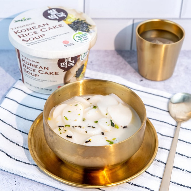 Jayone Korean Rice Cake Soup - 150g x 6 Bowls 900 g