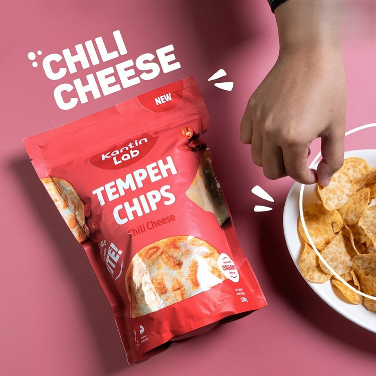 TEMPEH CHIP (12 COUNT) Chili Cheese Flavored