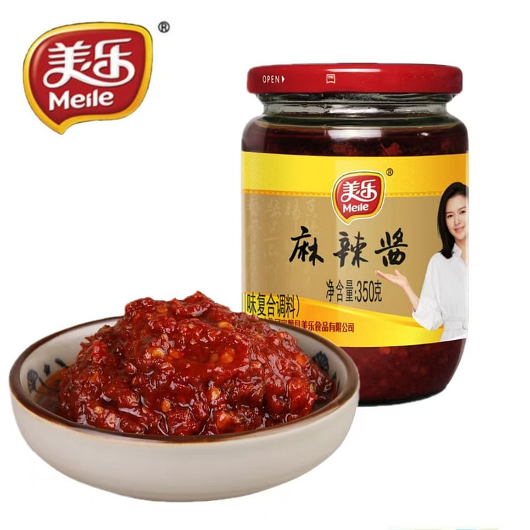 美乐麻辣酱350g*1瓶 四川炒菜拌饭面酱