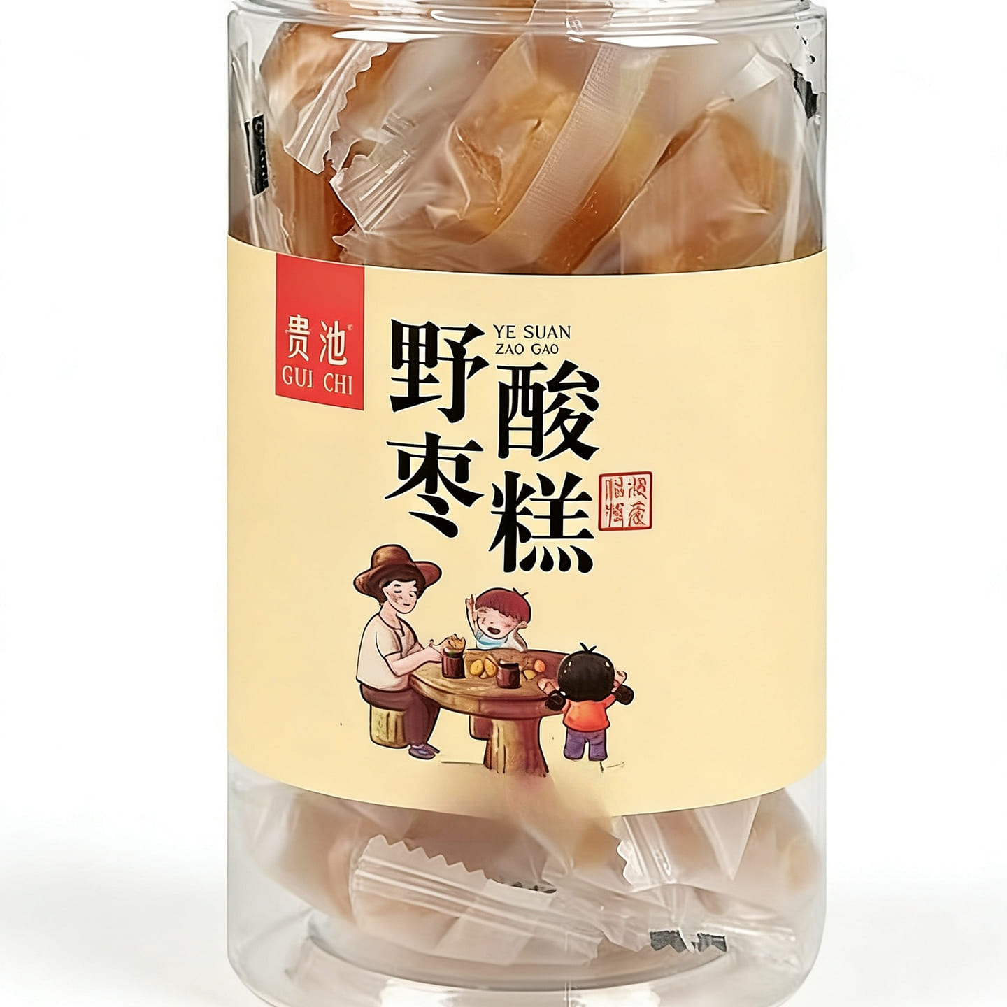 Pucheng sour jujube cake 200g*1 can 200 g