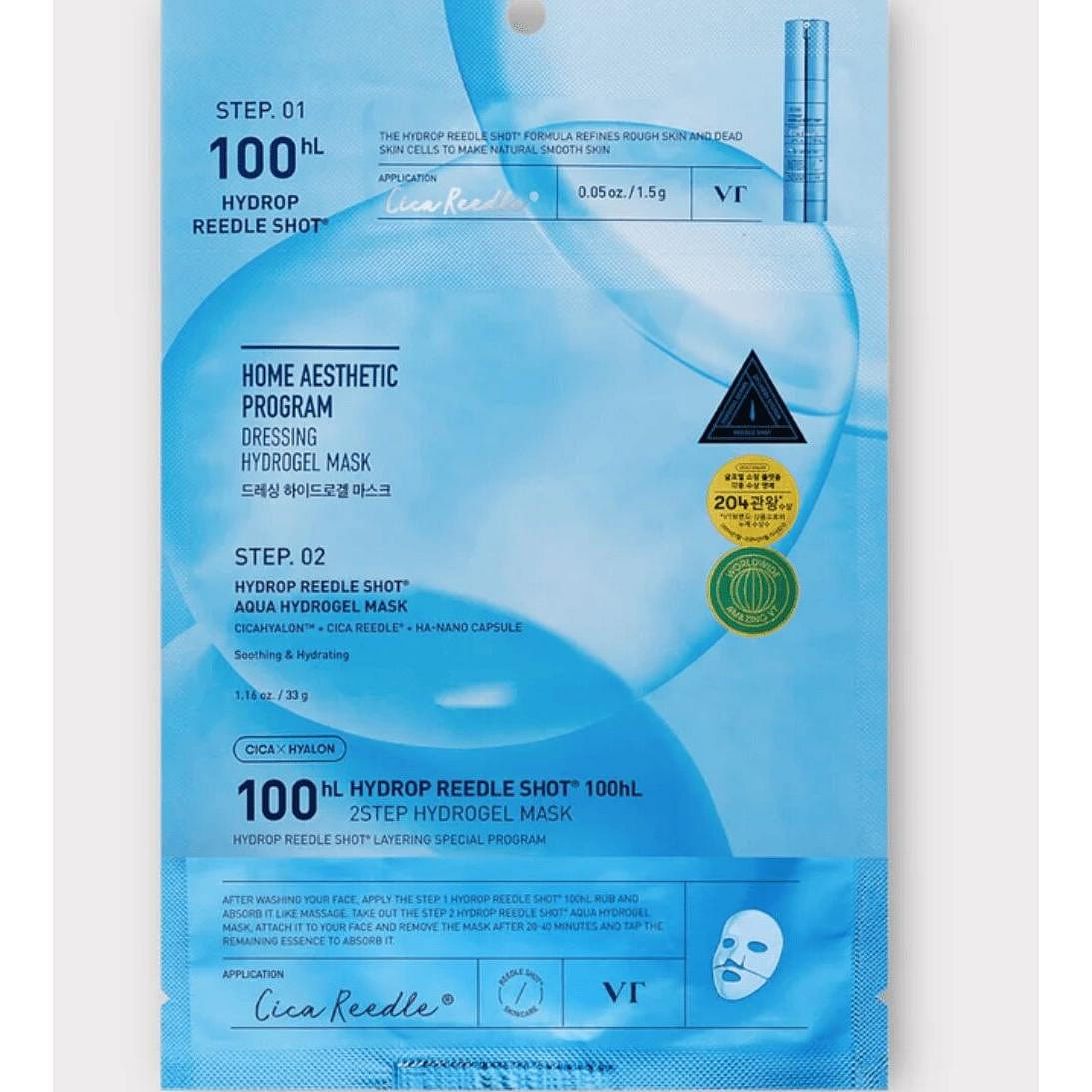 VT Hydro Reedle Shot 100HL 2-Step Mask 4PCS 1 each