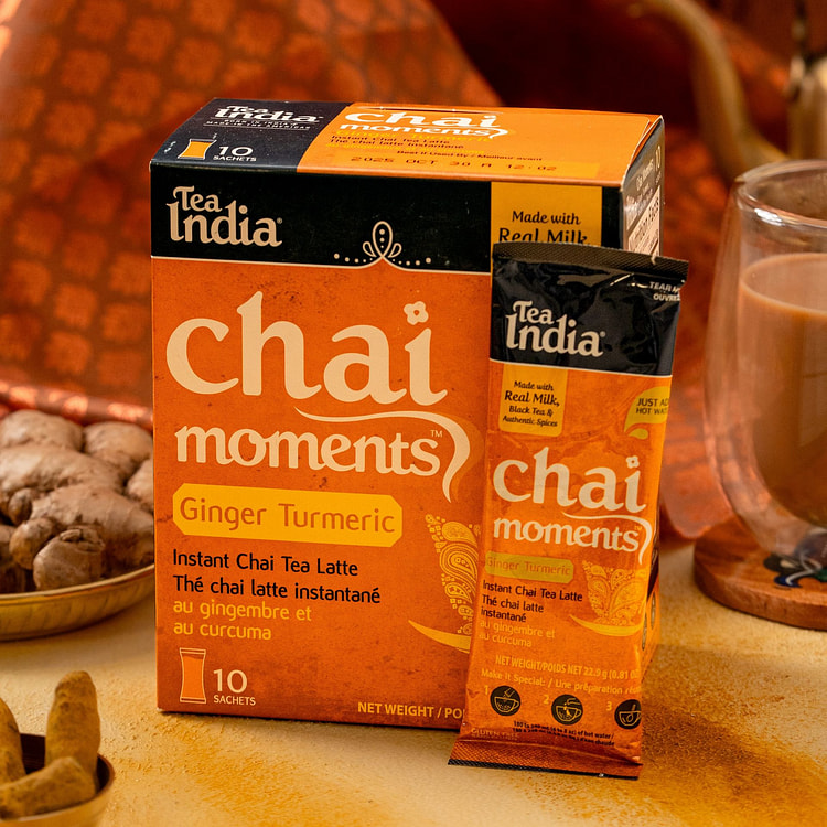 Chai Moments Ginger Turmeric Instant Tea Latte