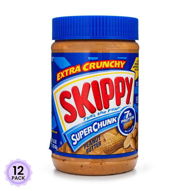 Skippy 花生酱 16.3 盎司*12 包