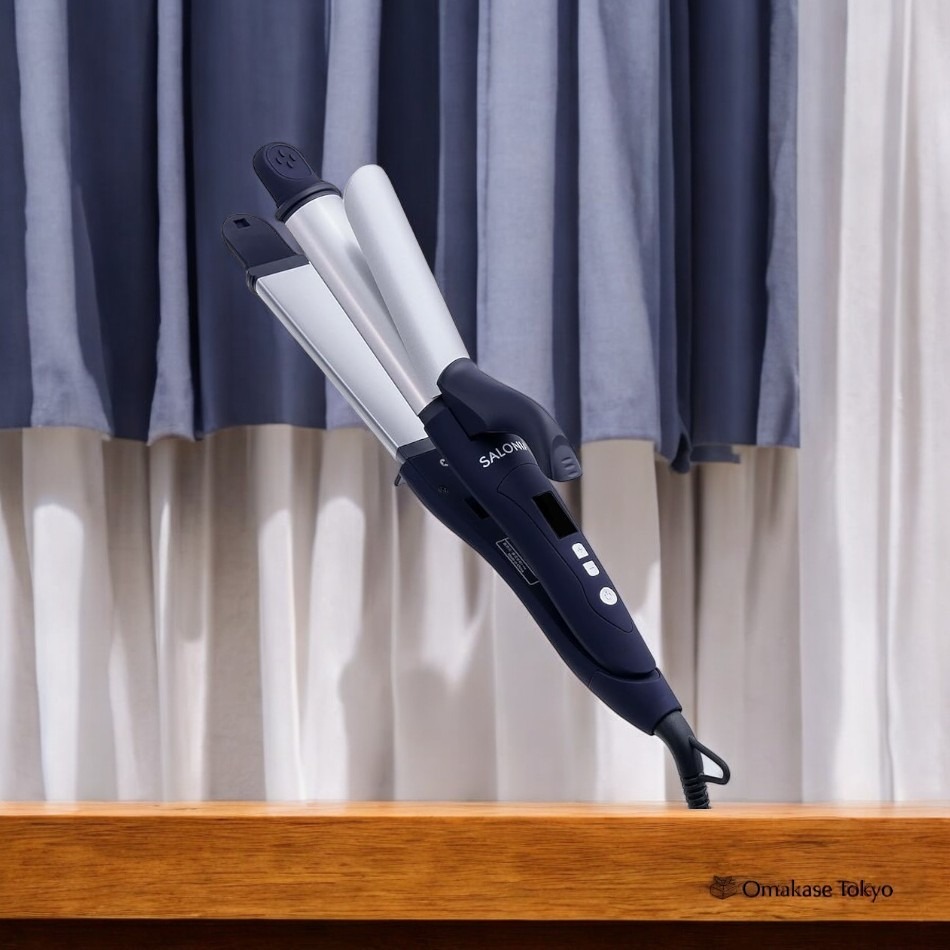 Salonia SL-002A 2-Way Hair Iron Navy 380 グラム