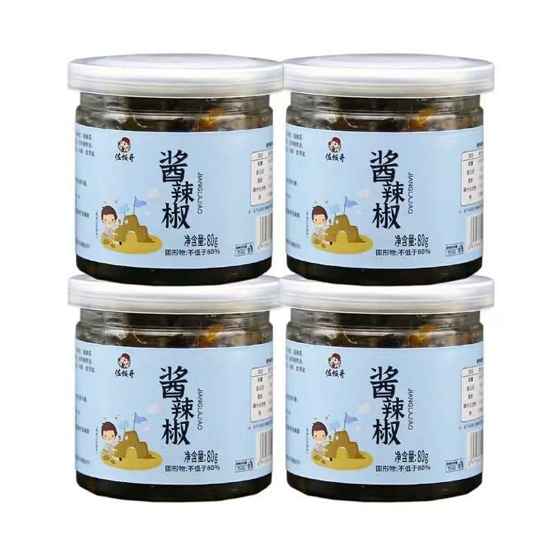 Zufan Ge appetizer sauce chili 80g * 4 bottles 320 g
