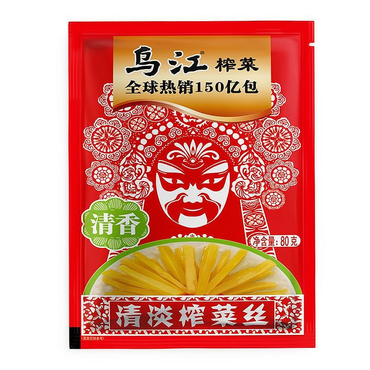 乌江 涪陵榨菜  清香清淡榨菜 1包