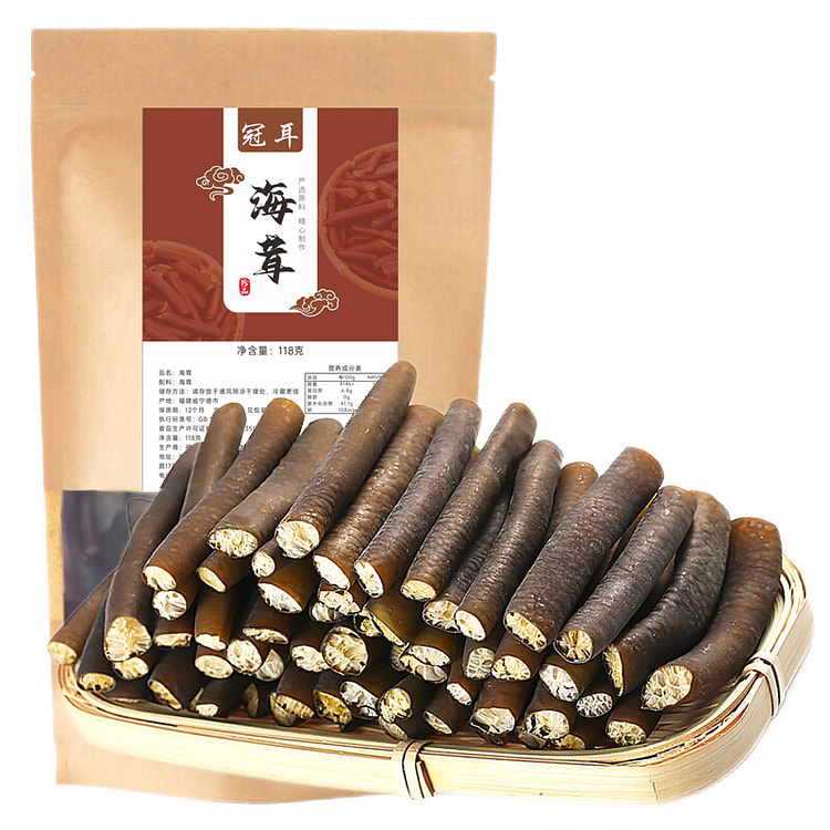 冠耳海笋海茸干货海菜冰笋海松茸海龙筋118g*1袋