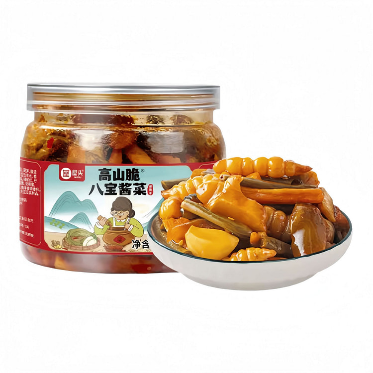 Crispy Eight Treasures Sauce Pickles 400g*1 jar 400 can
