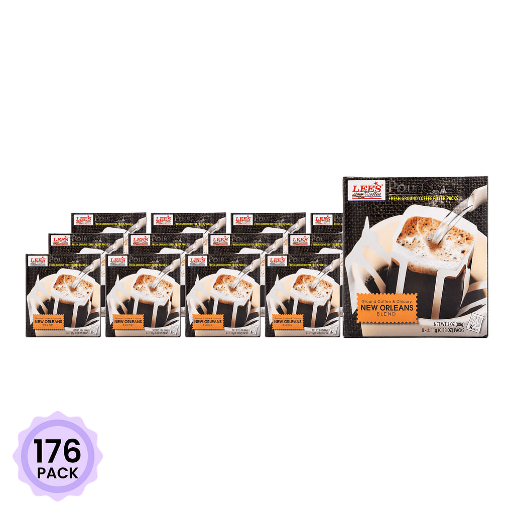 Cà Phê Túi Lọc Lee's Coffee, New Orleans Style 0.38 oz*176 pack