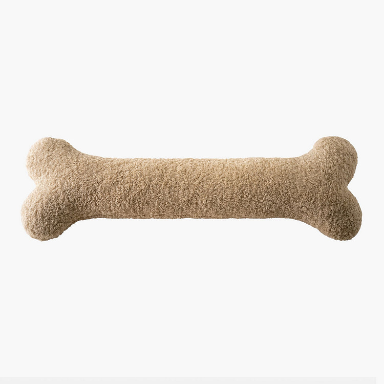 Boucle Bone-Shaped Body Pillow Beige-105x36cm 2000 g