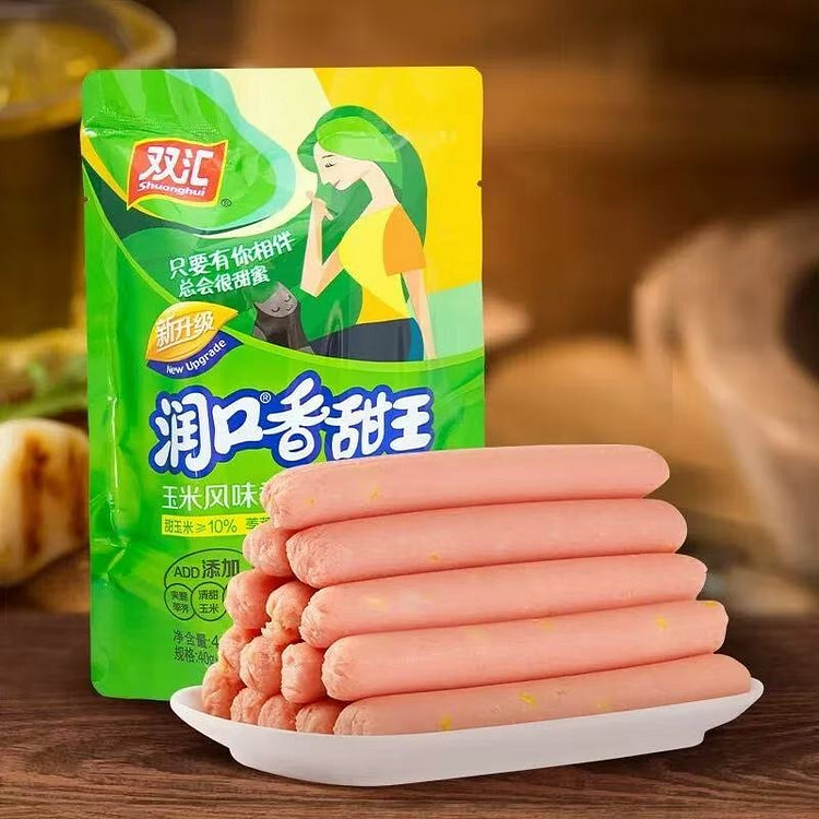 Shuanghui, corn flavor, 7 pieces per bag.