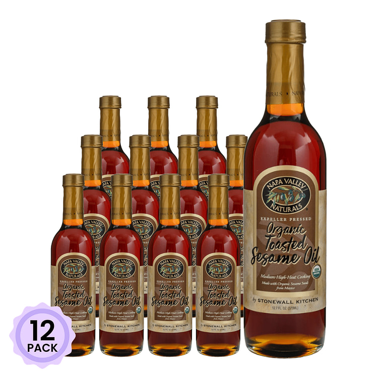 Napa Valley Naturals 有机芝麻油 12.7 液盎司*12 包