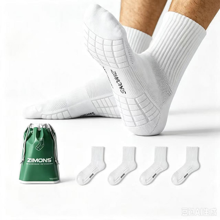 Zimo towel bottom basketball socks anti odor men's 1 each