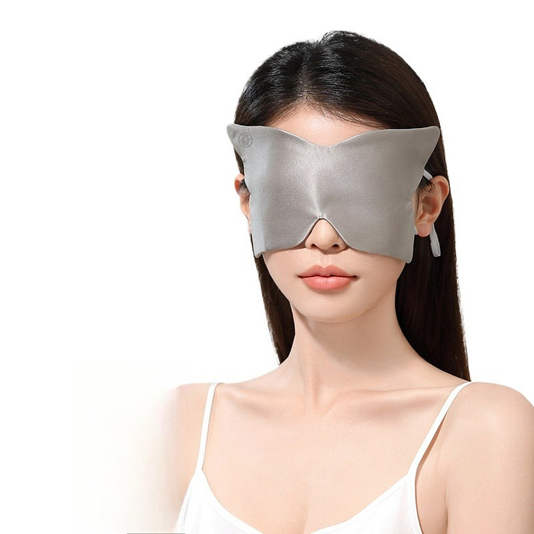 Silk Eye Mask, Fog Sleeping Gray 21.7 * 10.8 Cm 1 box