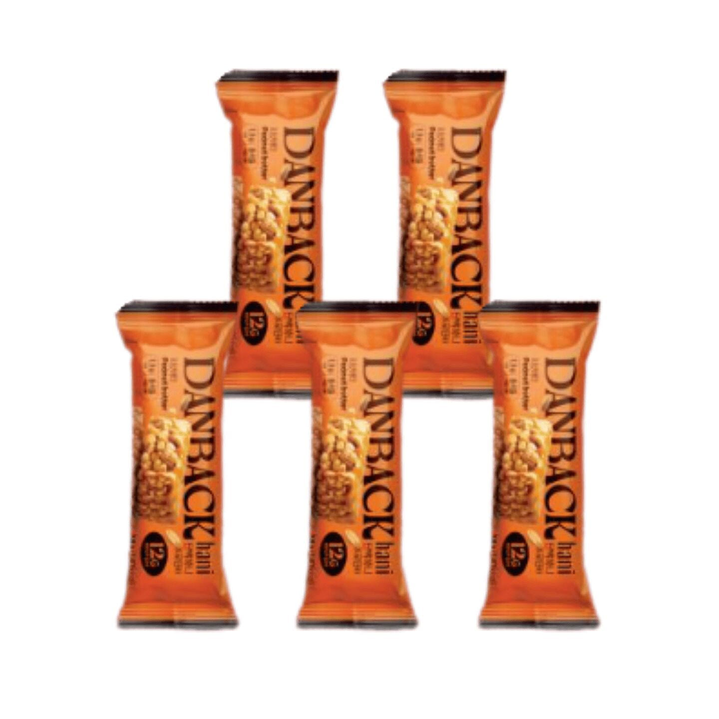 Danbackhani Protein Bar Peanut Butter Flavor 34g 5 each