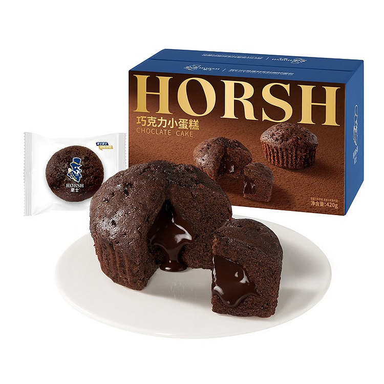 豪士巧克力夹心蛋糕营养早餐面包代餐吐司休闲零食点心 420 克