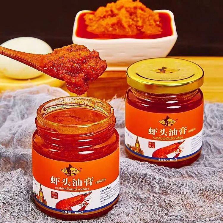 Zhengdong Jipin Shrimp Oil Paste 1 Bottle 180 g