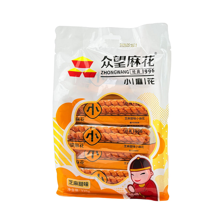 众望麻花芝麻甜味 320 克