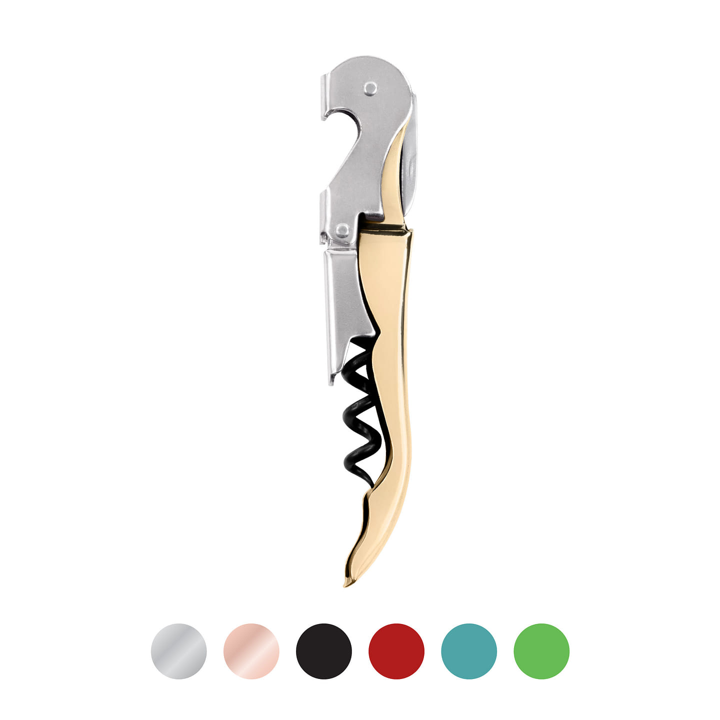 Truetap™ Gold Double Hinged Waiter’s Corkscrew by True 1 each