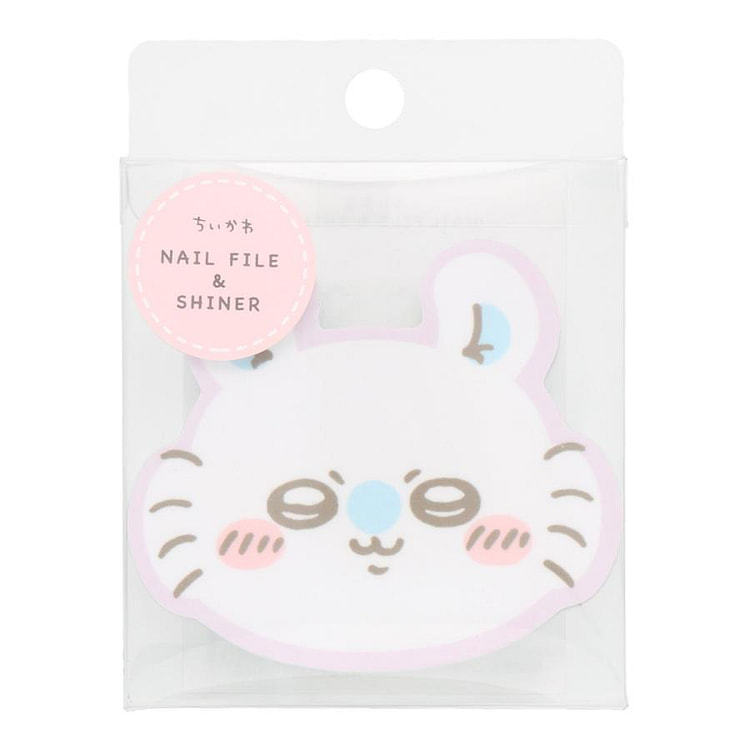 Skater Momonga Die-cut Nail File Polishing Pad 2pc