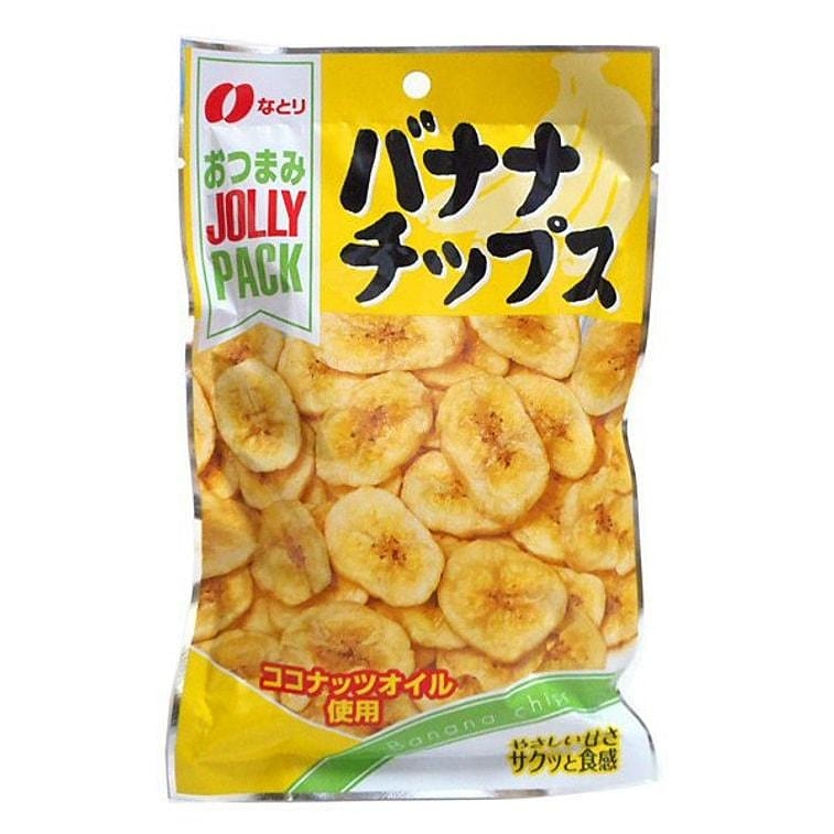 【日本直郵】日本 Natori Jolly Pack 椰子油炸香蕉片 甜脆爽口水果乾 64 克