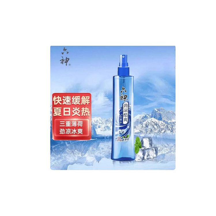 六神  花露水劲凉酷爽薄荷   180ml*1瓶
