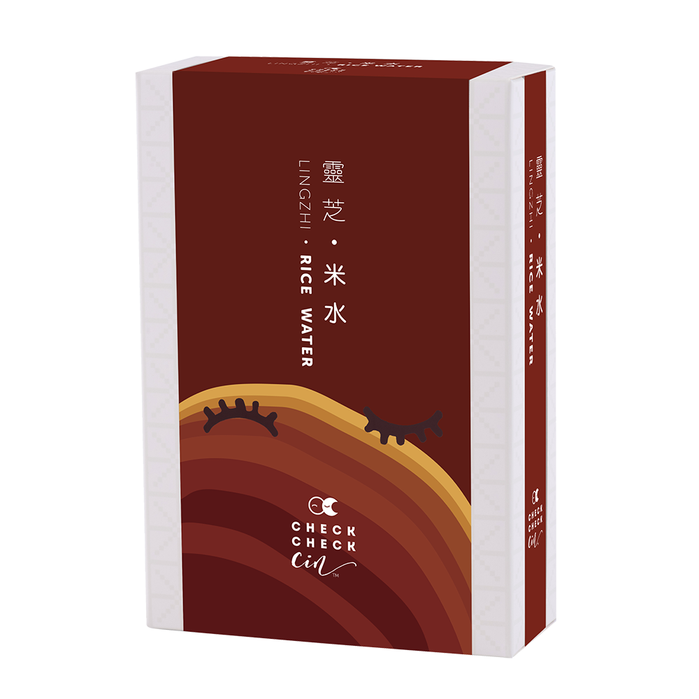 CHECKCHECKCIN 即沖米水・靈芝 21克 x 5包 (香港製造) 1 盒