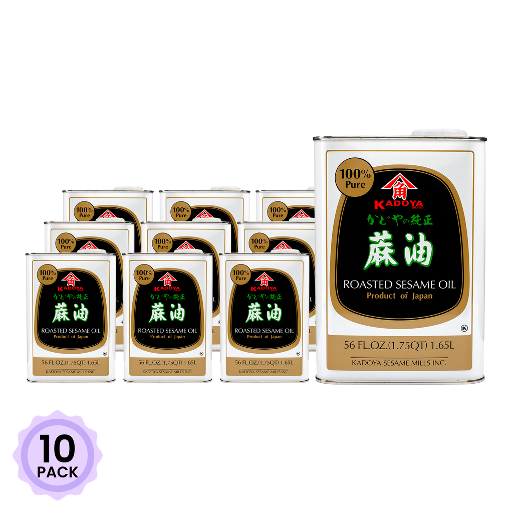 カドヤ ごま油 1656 ml(ミリリットル)*10 パック - Weee!