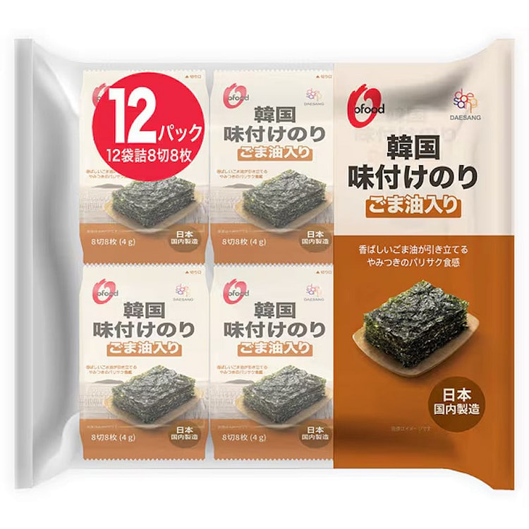 O'Food 韩式调味烤海苔 48克 1 份