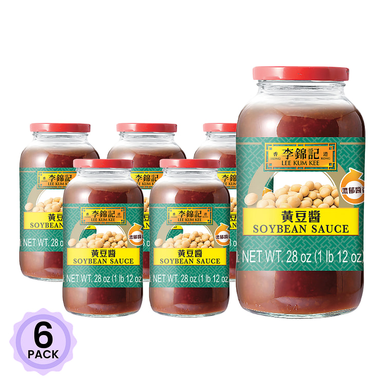 李锦记 黄豆酱 28 盎司*6 包