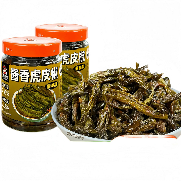 湘同学酱香虎皮椒218g*1瓶辣椒酱拌饭拌面酱咸菜 150 克